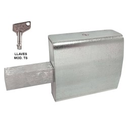 CERROJO SAG CTR CON GRAMPÓN TIPO A (CERRADURA SÓLO EN EXTERIOR)