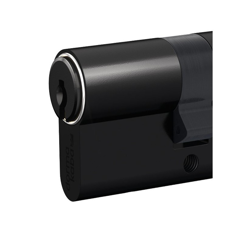 MEDIO CILINDRO KABA EXPERT PLUS EUROPERFIL CON SISTEMA LAM (INCLUYE 5 LLAVES LK) NEGRO