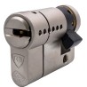 MEDIO CILINDRO DE SEGURIDAD RB LOCKS KEYLOCX NIQUEL NIQUELADO