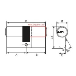 DOBLE CILINDRO DE SEGURIDAD MAUER ELITE 2 EVO