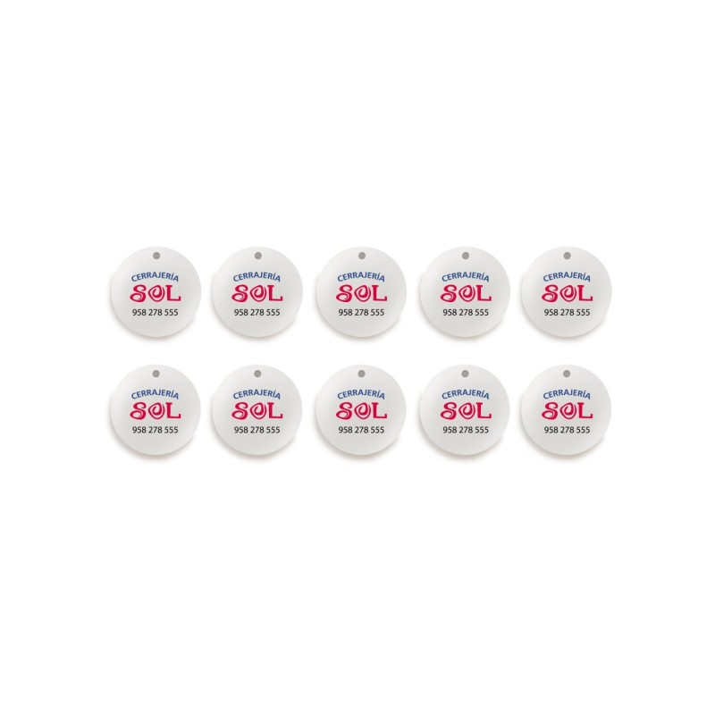 PACK 10 LLAVES DE PROXIMIDAD KEYSIA