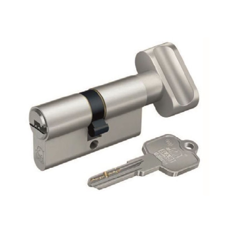 CILINDRO POMO DE SEGURIDAD BASI ECO BS V55 NIQUEL