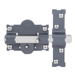 CERROJO TRABA 101-R PINTADO / CILINDRO EXTERIOR - BOTÓN INTERIOR