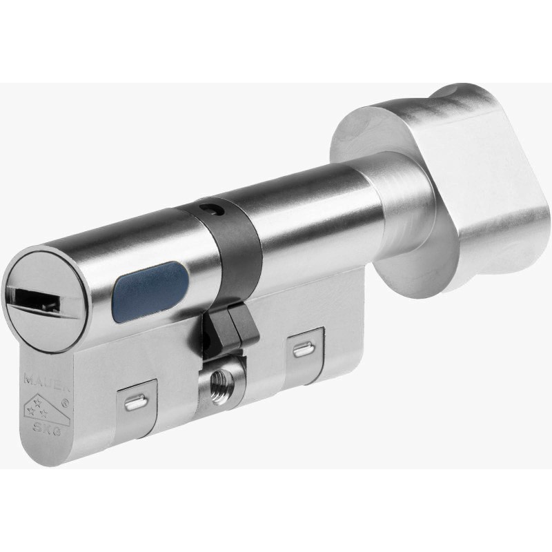 CILINDRO POMO DE SEGURIDAD MAUER NEW WAVE 5 / NW5 NIQUEL