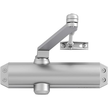 MUELLE CIERRAPUERTAS ASSA ABLOY DC120 - CON RETENEDOR PLATA