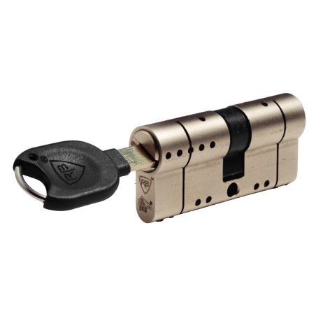 DOBLE CILINDRO DE SEGURIDAD RB LOCKS LOCXIS NIQUEL NIQUELADO PLATA PLATEATDO