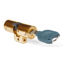 CILINDRO DE SEGURIDAD RB-LOCKS SUIZO LATON ORO DORADO