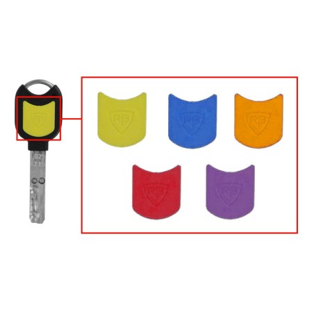 PACK 5 INSERTOS MULTICOLOR PARA PERSOLANIZACIÓN LLAVES RB-LOCKS LOCXIS