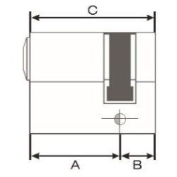 MEDIO CILINDRO DE SEGURIDAD MAUER ELITE 2 RED LINE / ELITE 2 RL