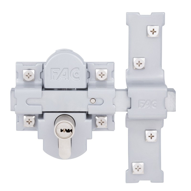 CERROJO FAC 311L / 80 CLASSIC (CERRADURA EN AMBOS LADOS) PLATA PLATEADO