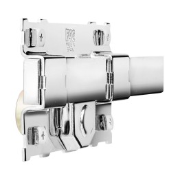 JUEGO DE 2 CERROJOS FAC 304FP /130 NIQUELADO (CERRADURA SÓLO EN EXTERIOR)